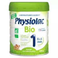 Physiolac Bio 1 Lait En Poudre B/800g à BARCARÈS (LE)